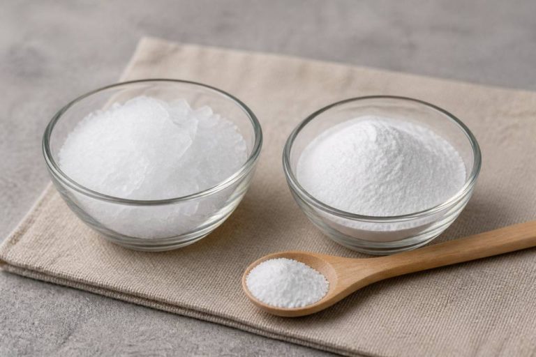 Cristaux de soude et bicarbonate de soude : usages et différences pour bien les choisir